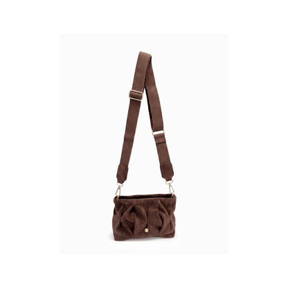 Zjoosh - Annabel Eco Suede Bag | Choc