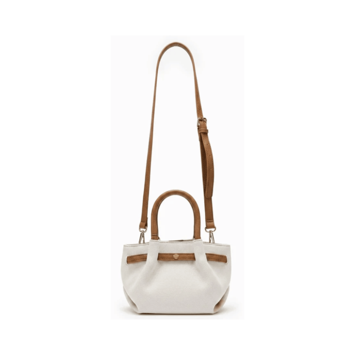 Zjoosh - Chiswick Mini Tote | White/Tan