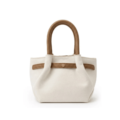Zjoosh - Chiswick Mini Tote | White/Tan