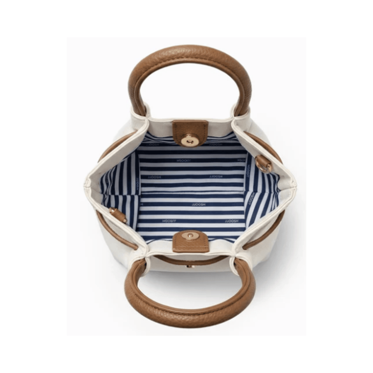 Zjoosh - Chiswick Mini Tote | White/Tan
