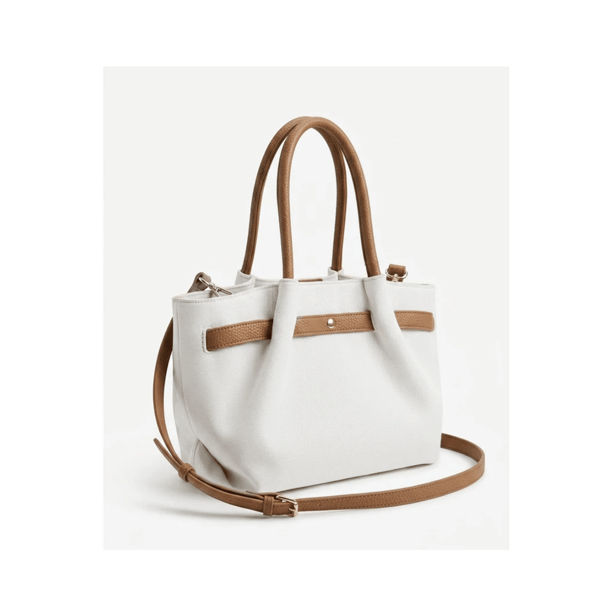 Zjoosh - Chiswick Tote | White/Tan