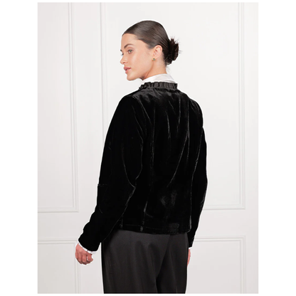 Zjoosh - Juliette Velvet Jacket | Black
