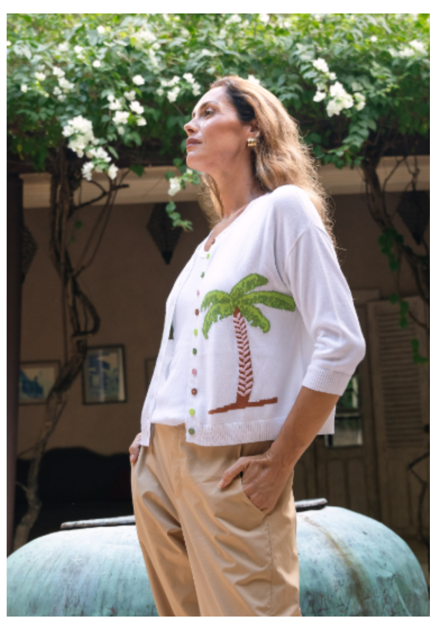 Hawaii Cardigan | White