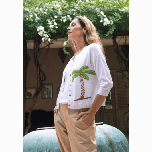 Hawaii Cardigan | White