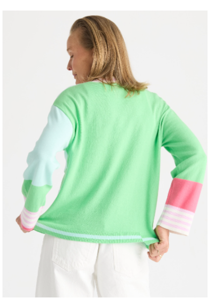Tuvaly Stripe Sweater | Jelly Mint