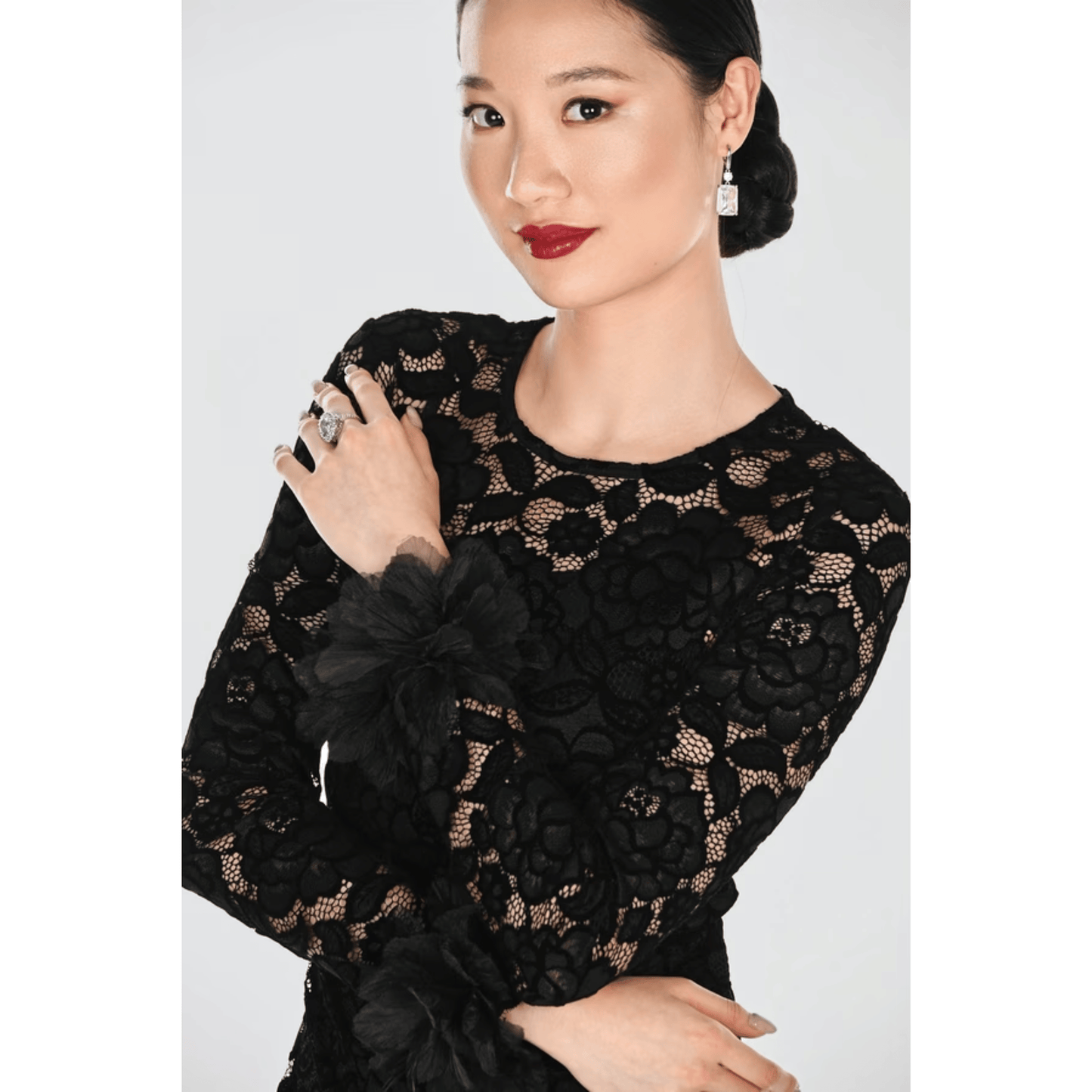 Frank Lyman - Old Hollywood Dress | Black