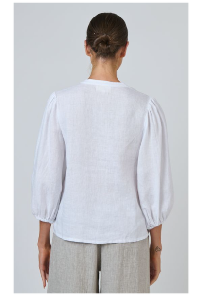 Aratula Linen Shirt | White