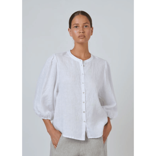 Aratula Linen Shirt | White