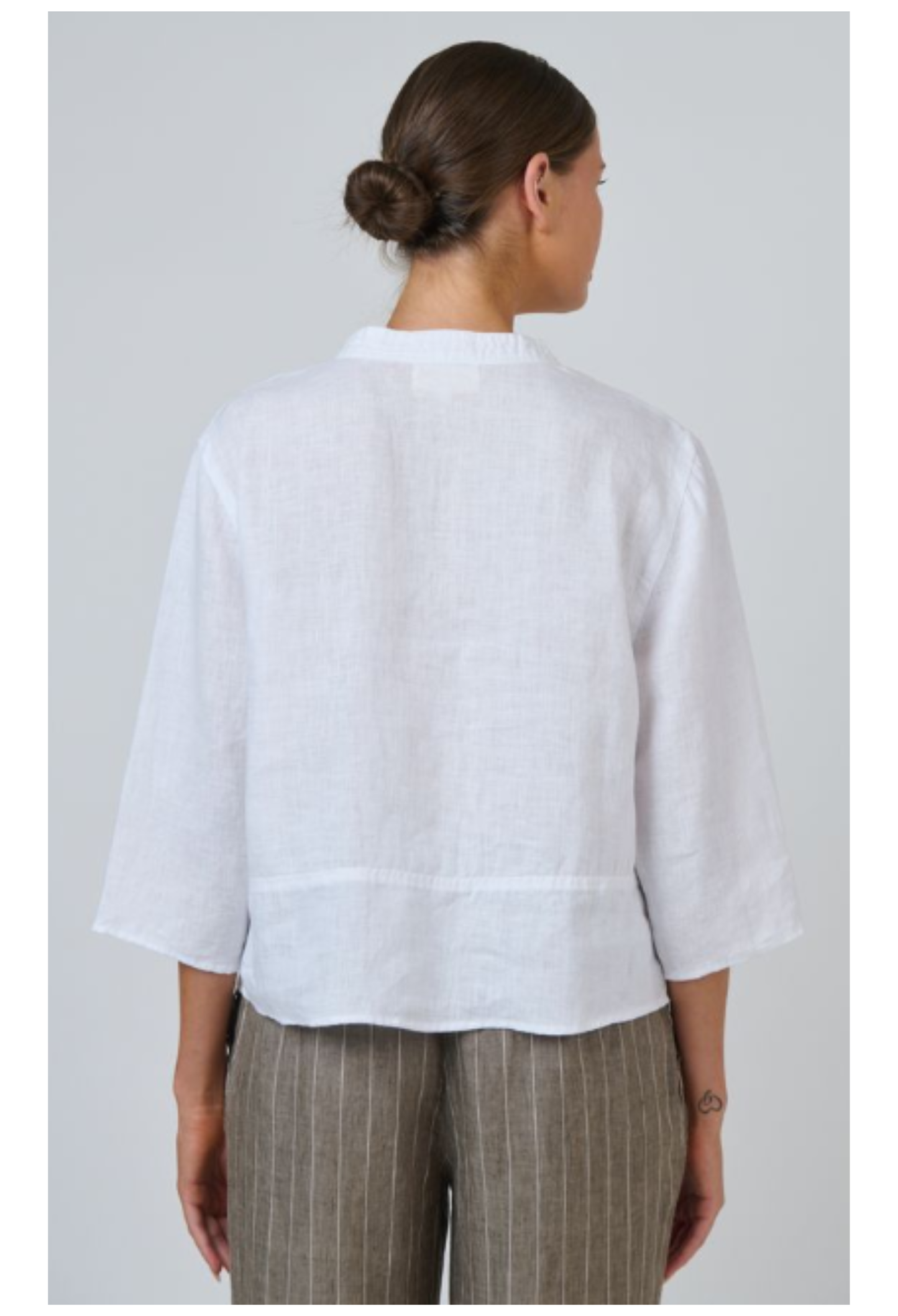 Lamington Linen Shirt | White