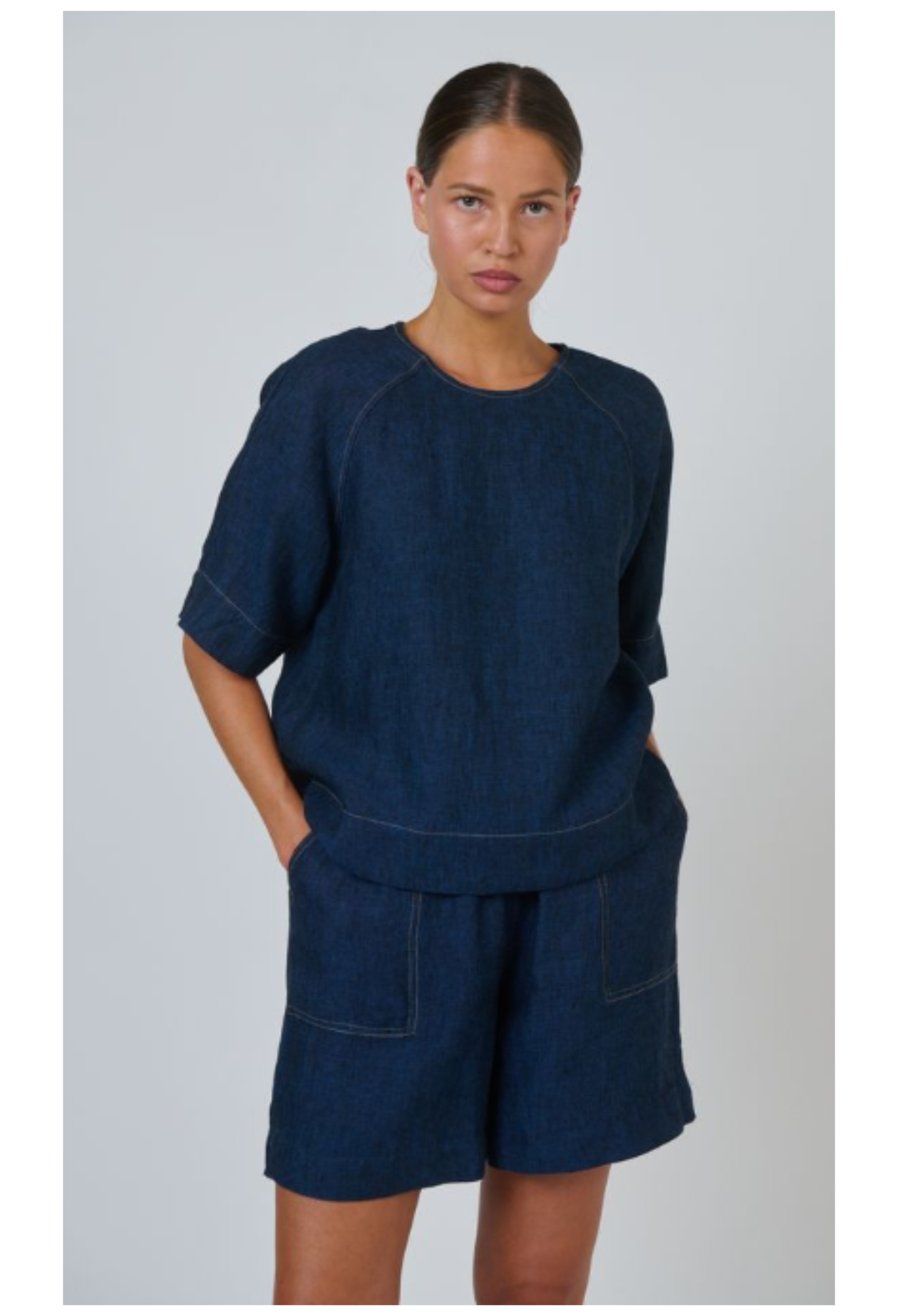 Tamborine Linen Pant | Eclipse