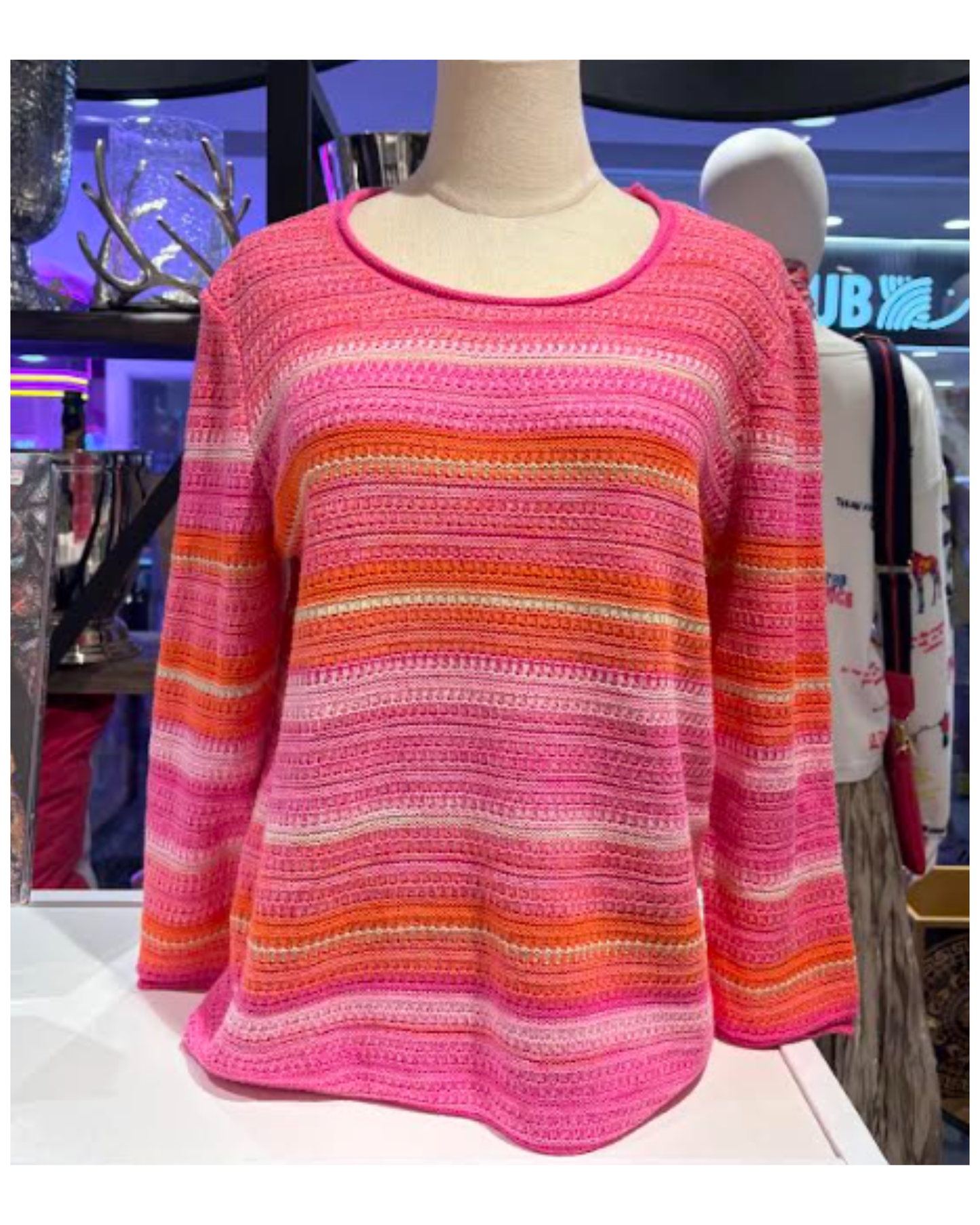 Brazil Knit Top | Pink
