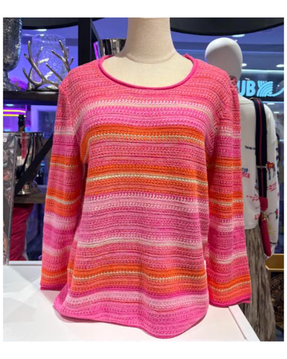 Brazil Knit Top | Pink