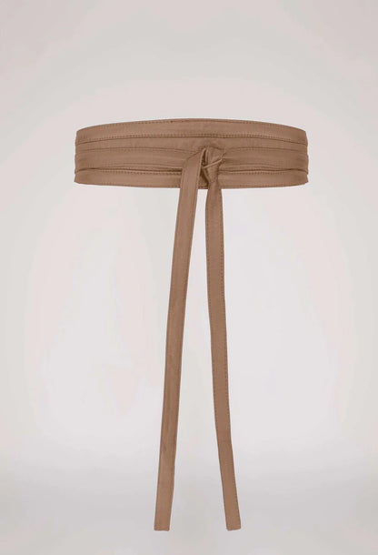 Once Was - Milton Leather Wrap Belt | Husk