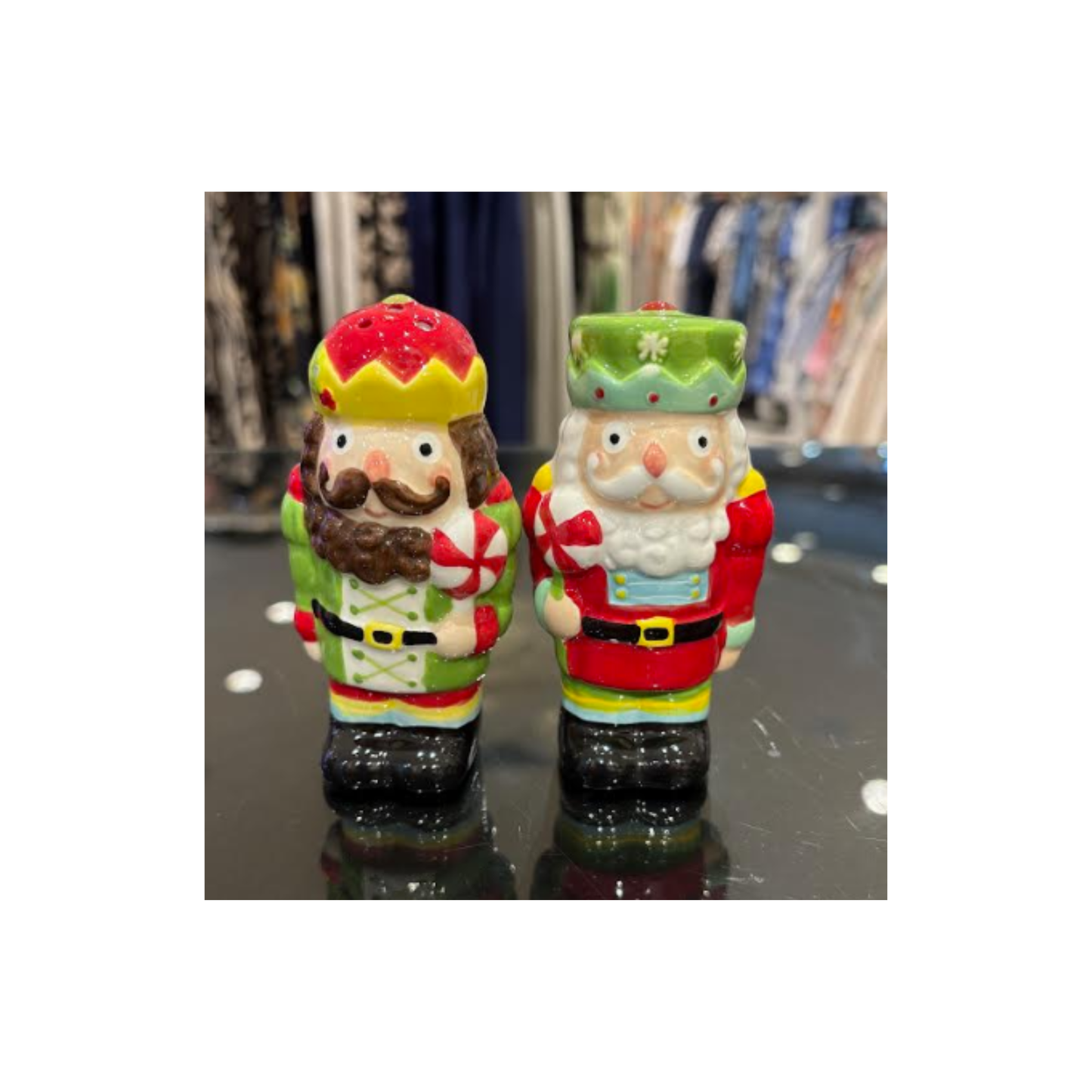 Giftware - Xmas Nutcracker Salt & Pepper Shaker | Ceramic