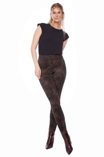 Up - Paolina Amazonia Plaid Ponte Pants