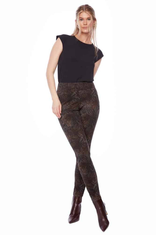Up - Paolina Amazonia Plaid Ponte Pants