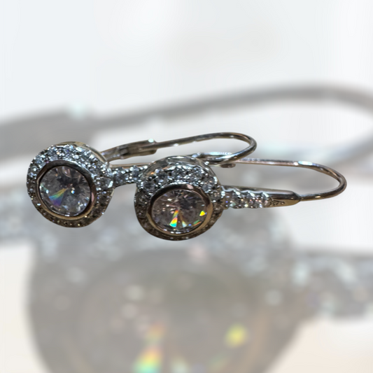 Jewellery - Eva euro hook sterling silver earring