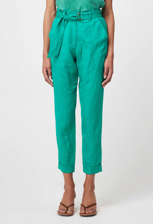 Once Was - Transit Roll Cuff Linen Pants
