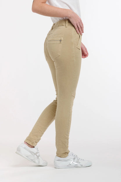 Italian Star - 4 Button Jean | Clay