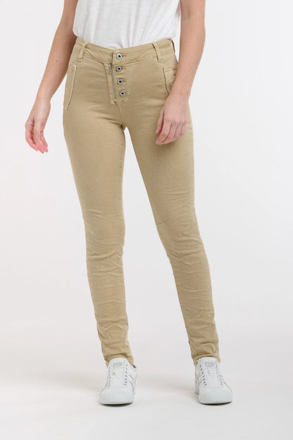 Italian Star - 4 Button Jean | Clay
