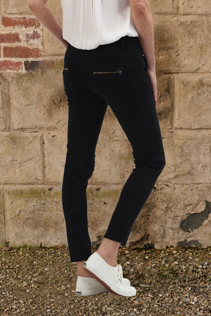 Italian Star - 4 Button Jean | Black