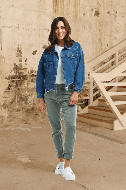 Italian Star - 4 Button Jean |  Khaki