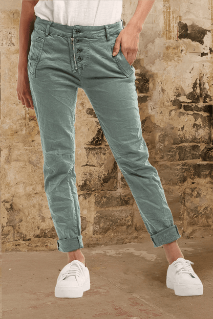 Italian Star - 4 Button Jean |  Khaki