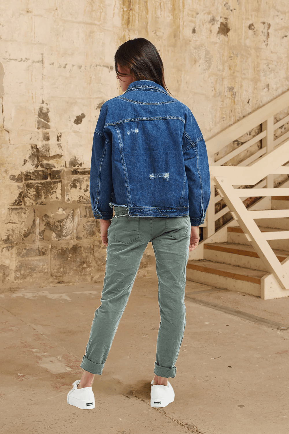Italian Star - 4 Button Jean |  Khaki