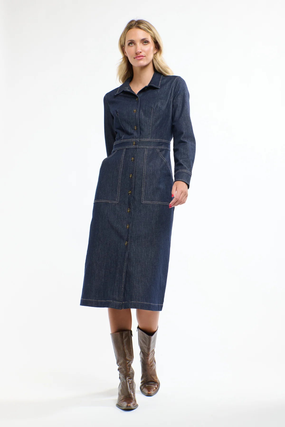 365 Days - Sabrina Dark Denim Dress