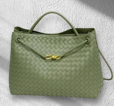 L'oro D'ora - Barcelona Woven Leather Bag