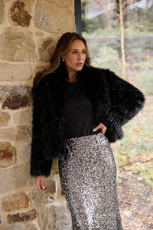 Brave & True - Ritz Sequin Maxi Skirt