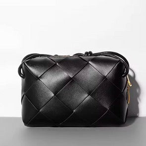 L'oro D'ora - Majorca Leather Weave Crossbody Bag
