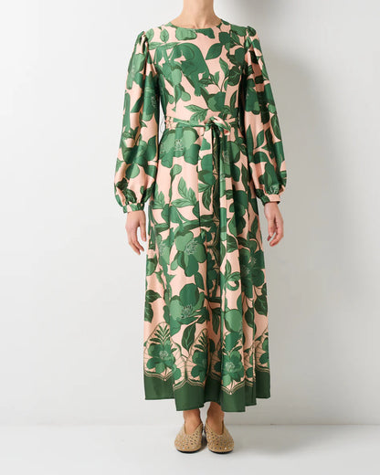 Walnut - Paris Dress - Jaguar Jungle
