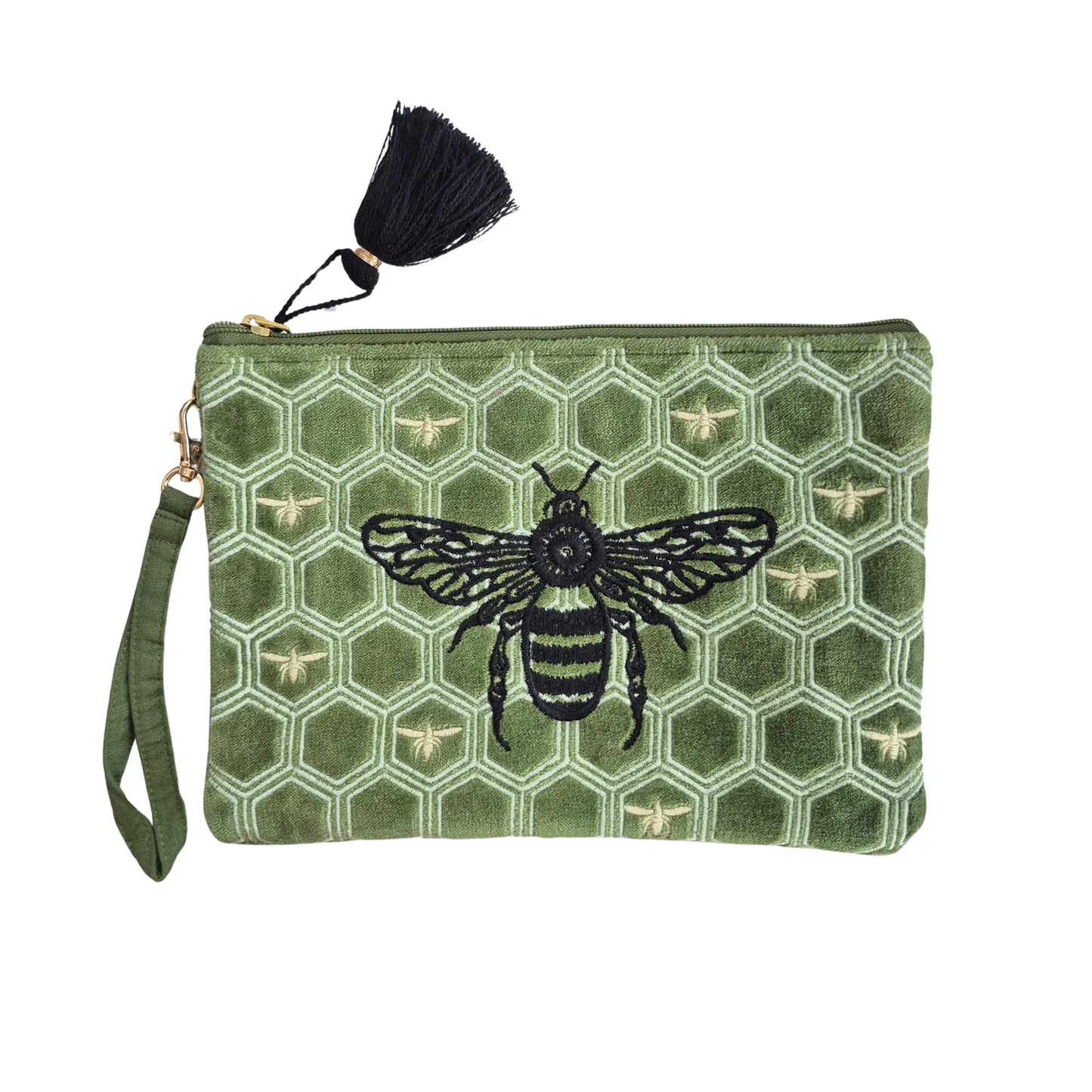 Zoda - Honeycomb Velvet Clutch
