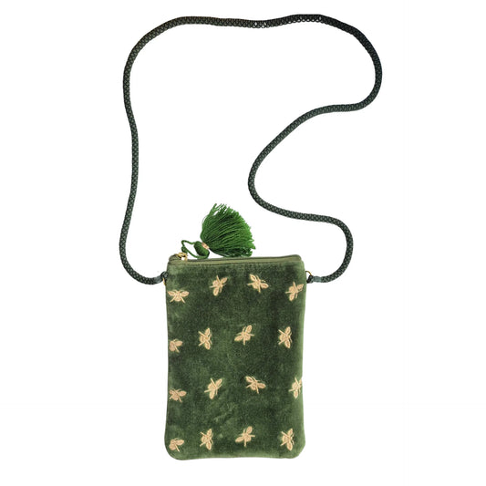 Zoda - Velvet Bee Cross Body Handbag