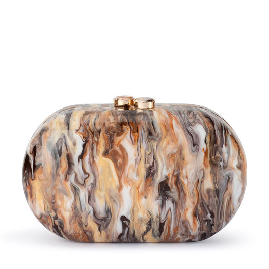 Olga Berg - Maeve Marble Clutch