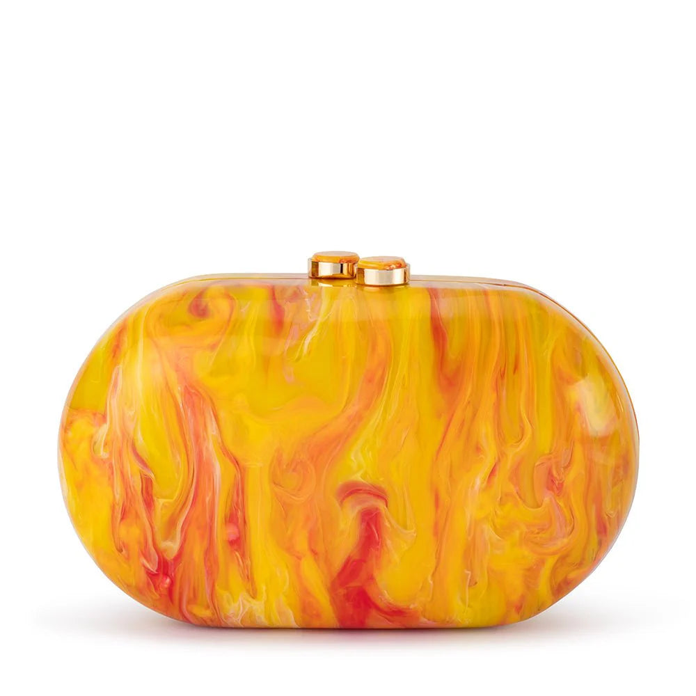 Olga Berg - Maeve Marble Clutch